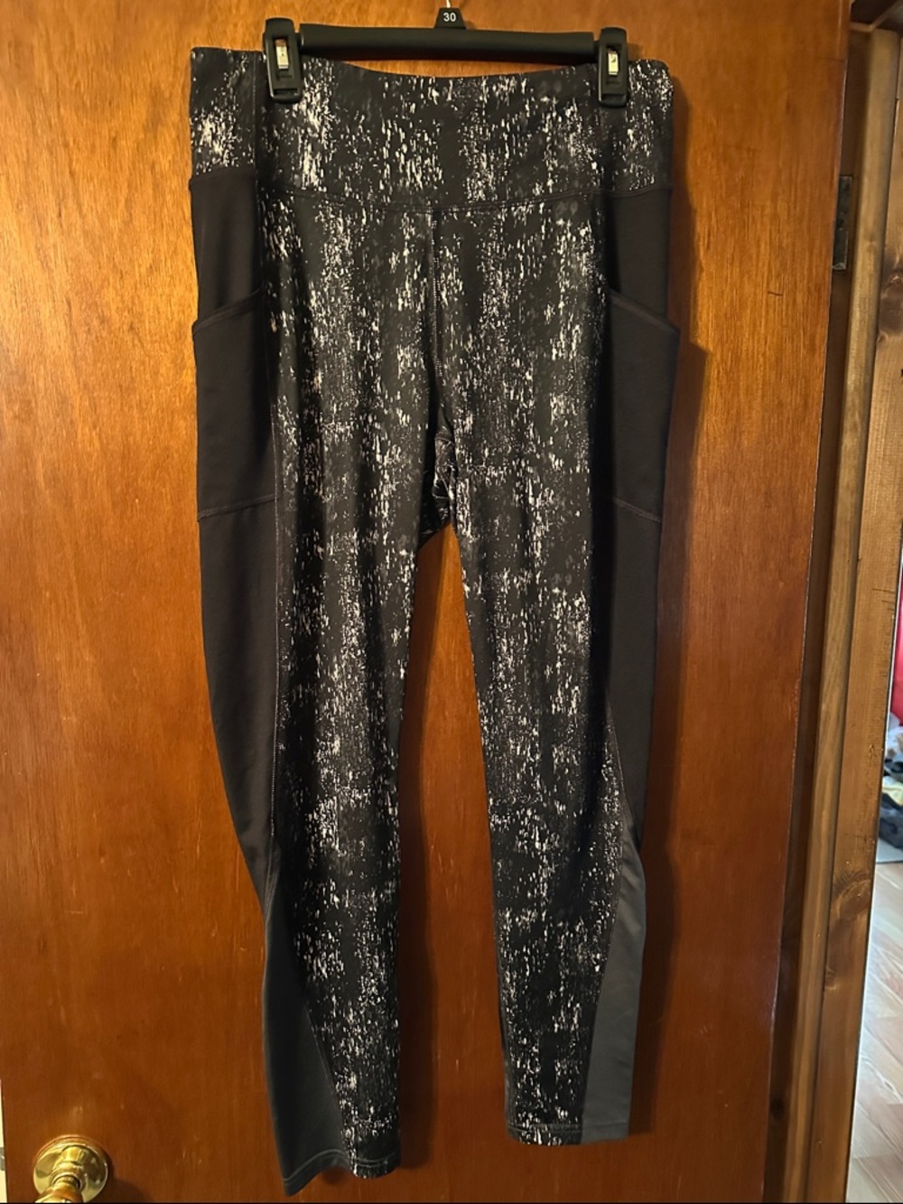 Tek Gear Misses  Black/Pink Patterned Active Leggings